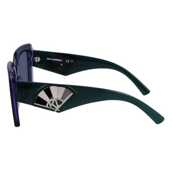KARL LAGERFELD KL6126S-427-52 Sunglasses Size 52mm 140mm 20mm petrol Women NEW main image 5